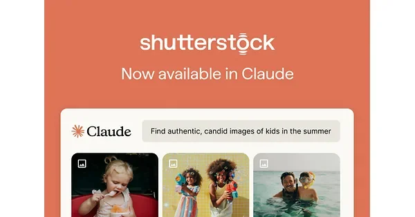 Shutterstock Brings High-Quality Images, Videos, Music, and Sound Effects to Anthropic's Claude