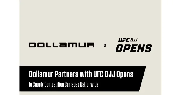 Dollamur Partners with UFC BJJ Opens to Supply Competition Surfaces Nationwide