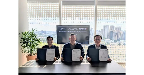 ATLANT 3D, A*STAR IMRE y NAMIC firman un MoU para impulsar el descubrimiento de materiales mediante IA