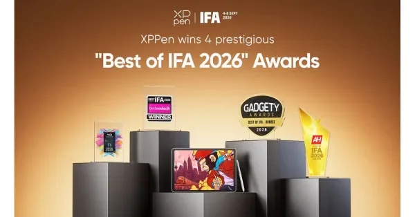 XPPen Wins Multiple "Best of IFA" Awards at IFA 2026 with Magic Pro 13