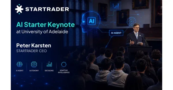 STARTRADER CEO Peter Karsten Delivers 'AI Starter' Keynote at University of Adelaide