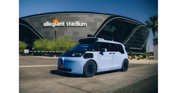 The Las Vegas Raiders and Waymo Announce First-Ever Autonomous Ride-Hailing Partnership at Allegiant Stadium