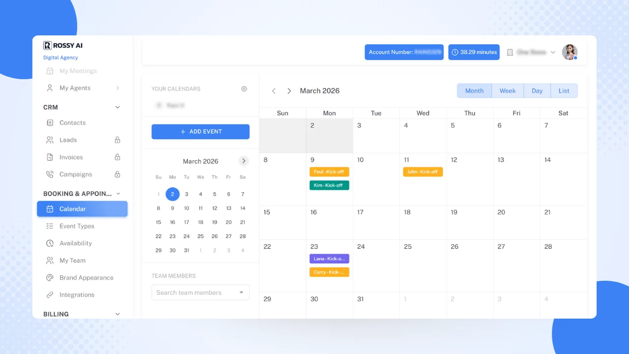 Rossy AI Launches Appointment Scheduling Platform