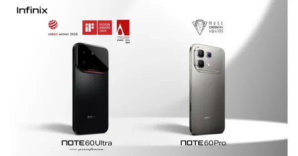 Infinix NOTE 60 SERIES Garners Red Dot and iF Awards, Redefining Premium Smartphone Design
