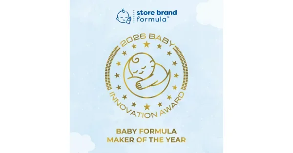 Store Brand Formula Named "Baby Formula Maker of the Year" in 2026 Baby Innovation Awards
