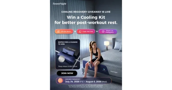 SweetNight Launches The Cooling Recovery Campaign, Offering Exclusive Cooling Kits to Support Summer Sleep and Recovery