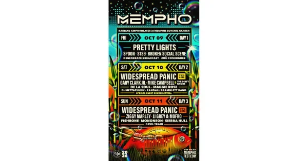 Mempho Music Festival Announces Lineup for Ninth Year, Headlined by Pretty Lights and Widespread Panic