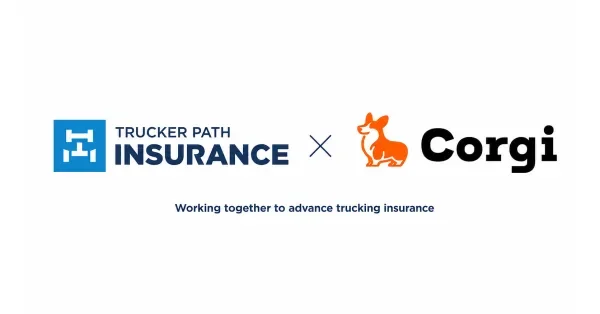 CORGI INSURANCE AND TRUCKER PATH INSURANCE TO LAUNCH FIRST TRUCKING PROGRAM UNDERWRITTEN ON ROUTE-PLANNING DATA