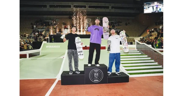 Monster Energy Sweeps Men's Skateboard Street Podium at SLS Paris 2026