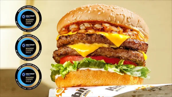Habit’s Double Charburger Does It Again, Ranked #1 Burger for Third Straight Year by USA TODAY 10Best