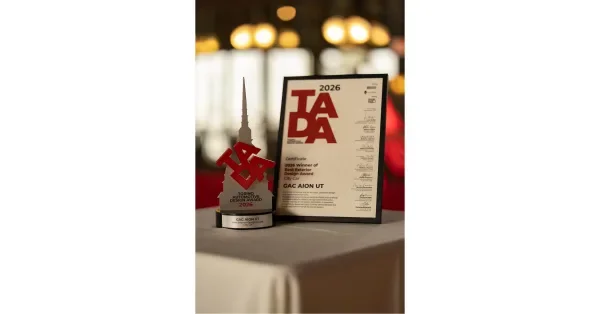 GAC AION UT gewinnt den Preis für das beste Außendesign beim Torino Automotive Design Award 2026