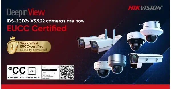 Hikvision získava prvú certifikáciu EUCC v odvetví pre sieťové kamery